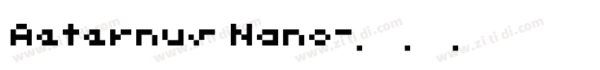 Aeternus Nano字体转换
